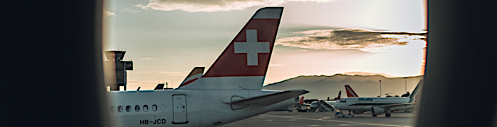 Geneva Airport Switzerland for the Alps