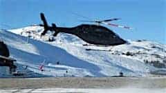 Courchevel heli transfers