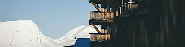 Avoriaz purpose built ski resort
