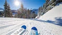 Courchevel piste cruising