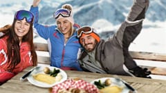 Eat raclette on the slopes of Verbier