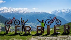 Verbier mountain biking in the 4Vallees