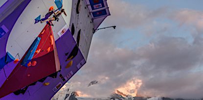 World Cup lead climber Chamonix 2022