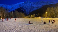 night skiing tourchet