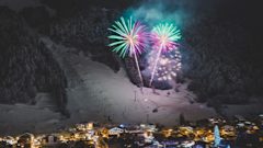 Fireworks in Morzine