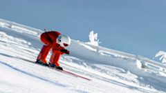 Speed skiing at megeve