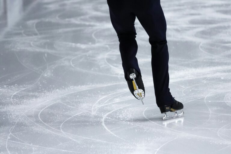Ice skating