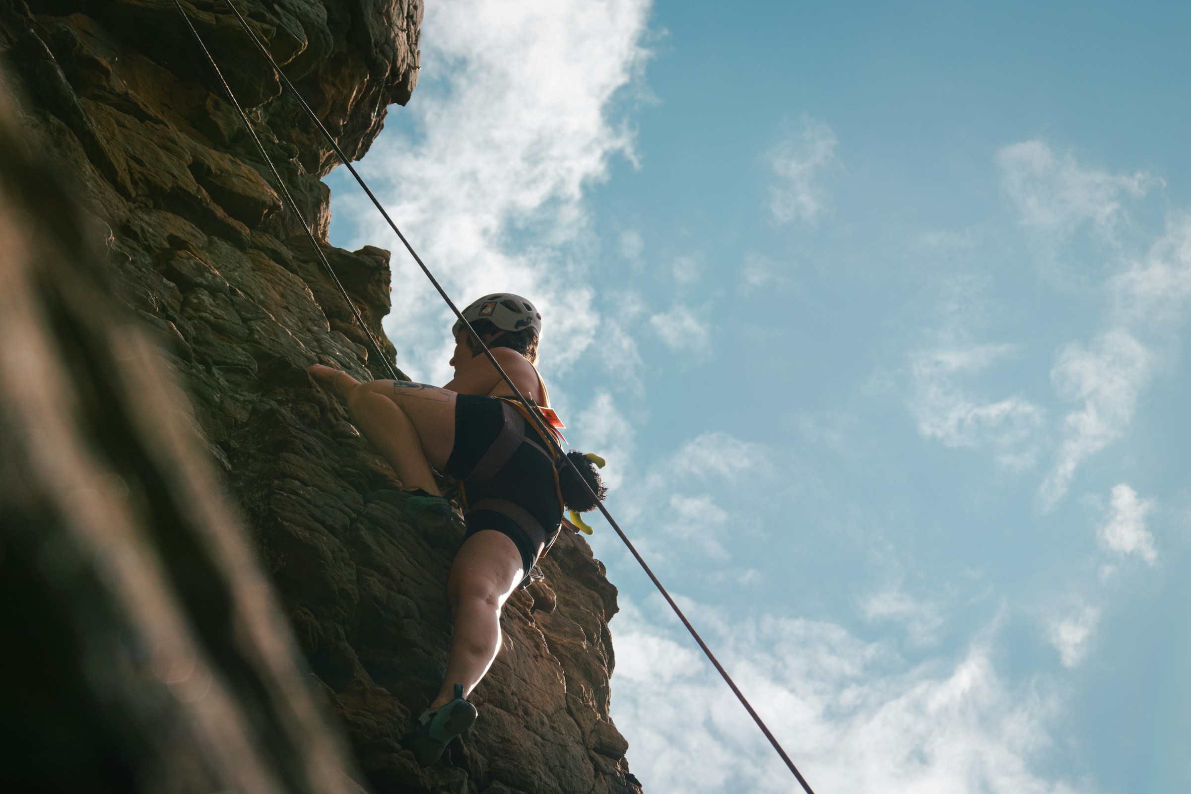 Climbing in Saint-Gervais