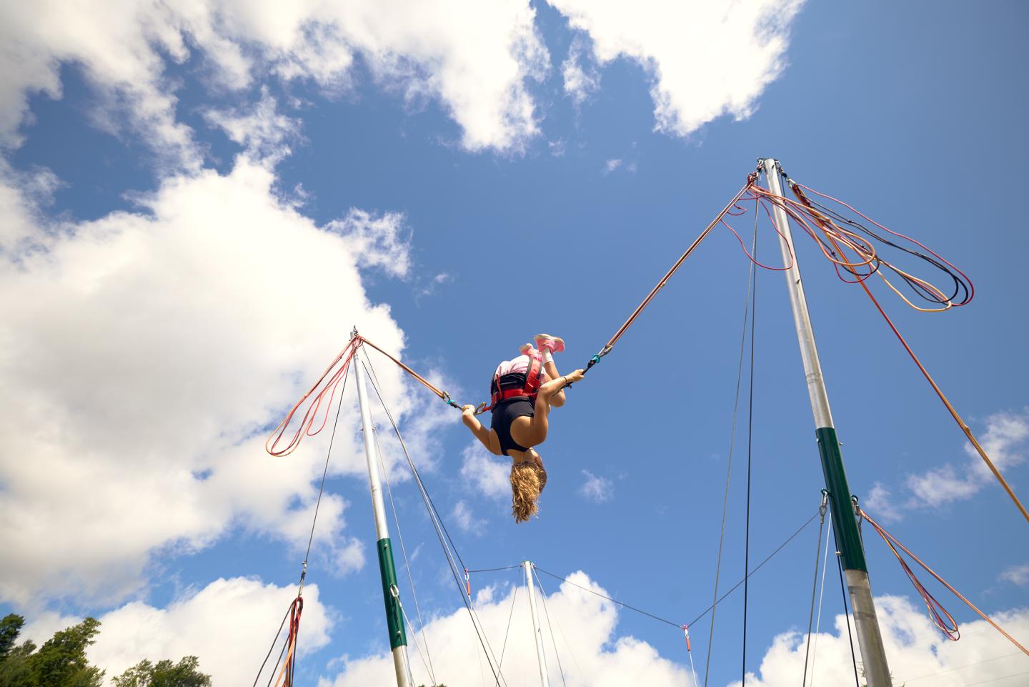 Trampoline at Le Bettex